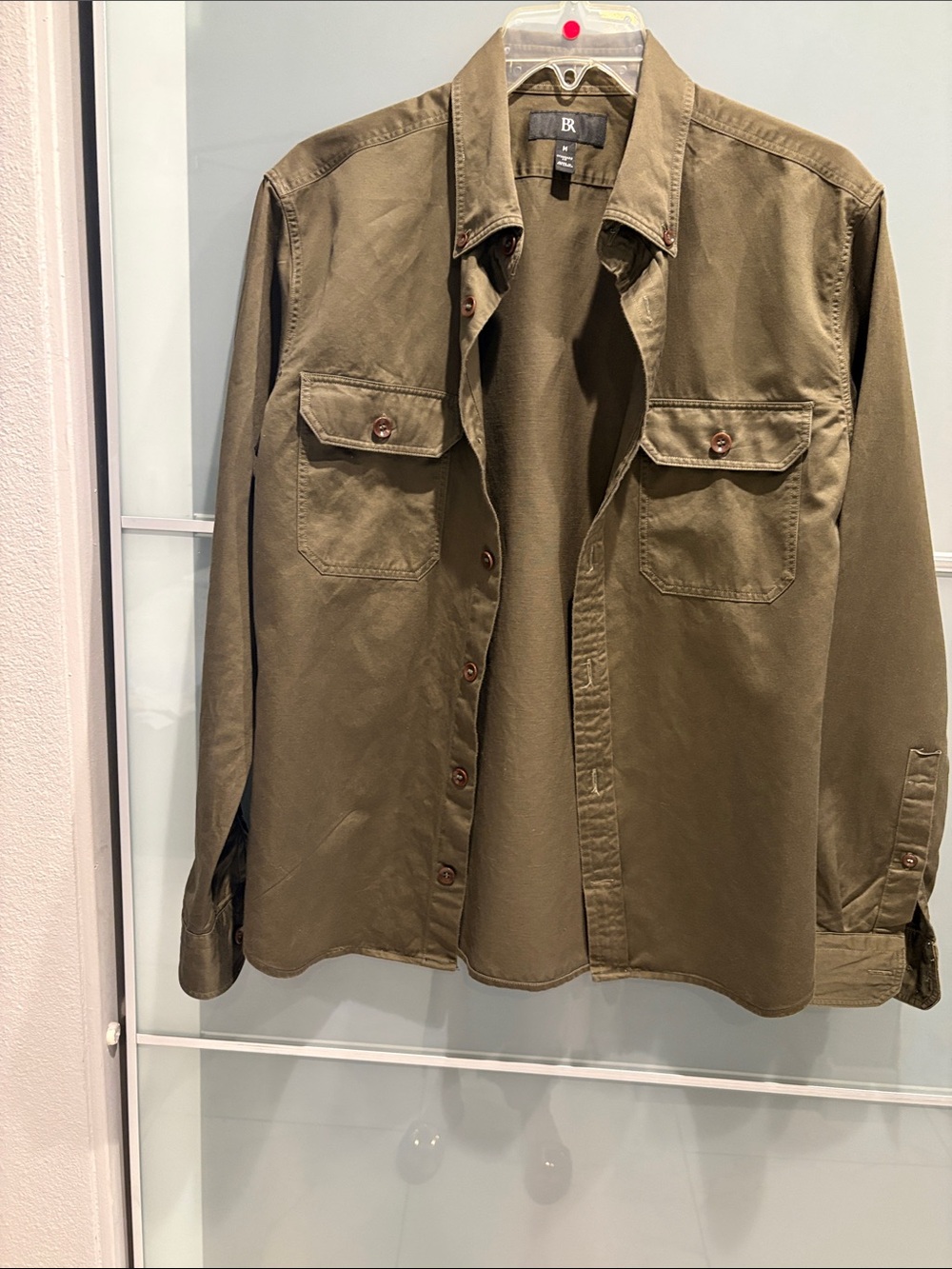 Banana Republic Olive Green Utility Shirt